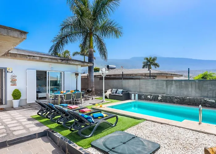Piscina Privada Climatizada Teide Views, Bbq Сasa de vacaciones *